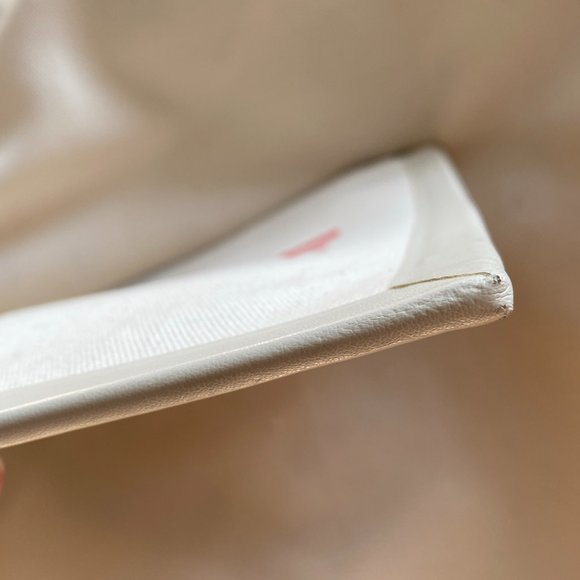 Celine "Made In" Canvas Clutch with Red Font. - Picture 11 of 14